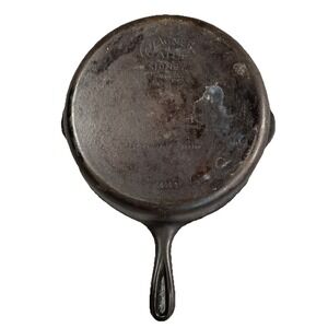 Vintage Wagner Ware Sidney 1402C Cast Iron Chicken Fryer Skillet Spouts 1920s